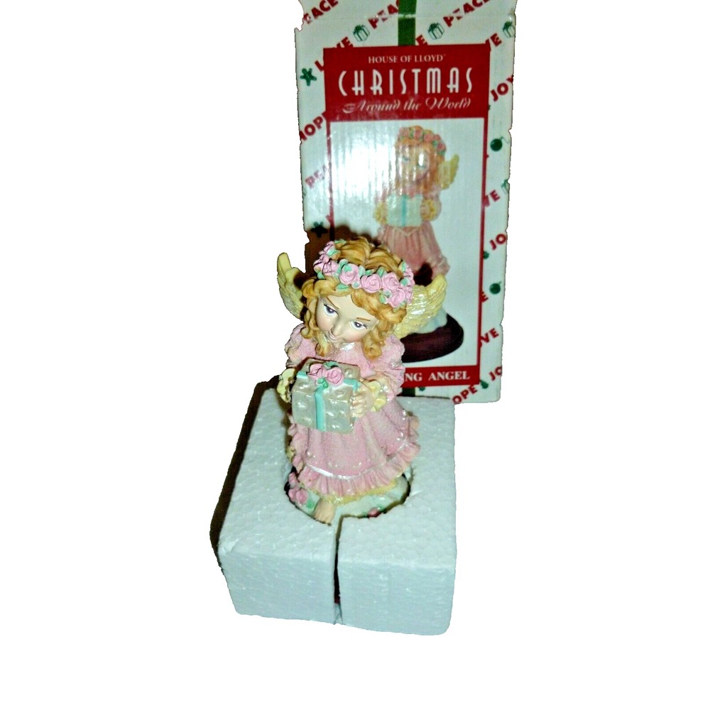 House of Lloyd Christmas Around the World The Giving Angel Figurine 1996 Boxed